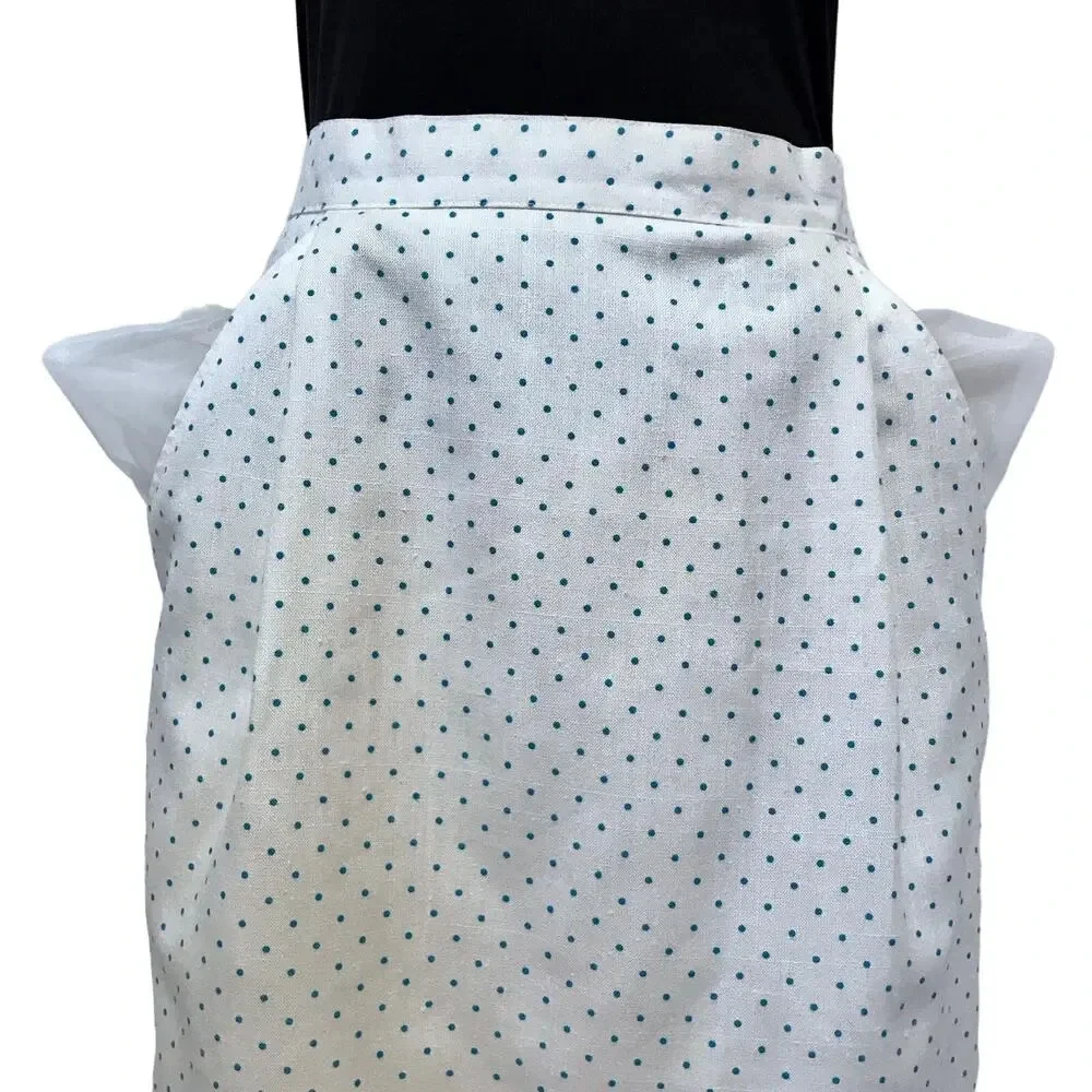 Haberdashery Collection by Personal Polka Dot Vintage Straight Skirt Women 26